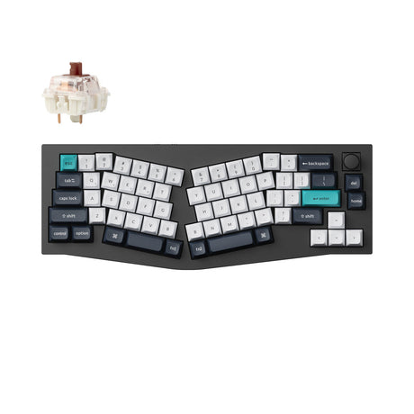 Keychron Q8 Max (Alice Layout) QMK/VIA Wireless Custom Mechanical Keyboard (US ANSI Layout)