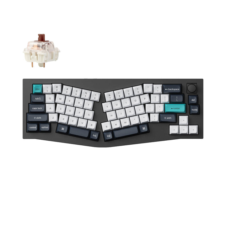 Keychron Q8 Max (Diseño Alice) Teclado Mecánico Personalizado Inalámbrico QMK/VIA (Diseño US ANSI)