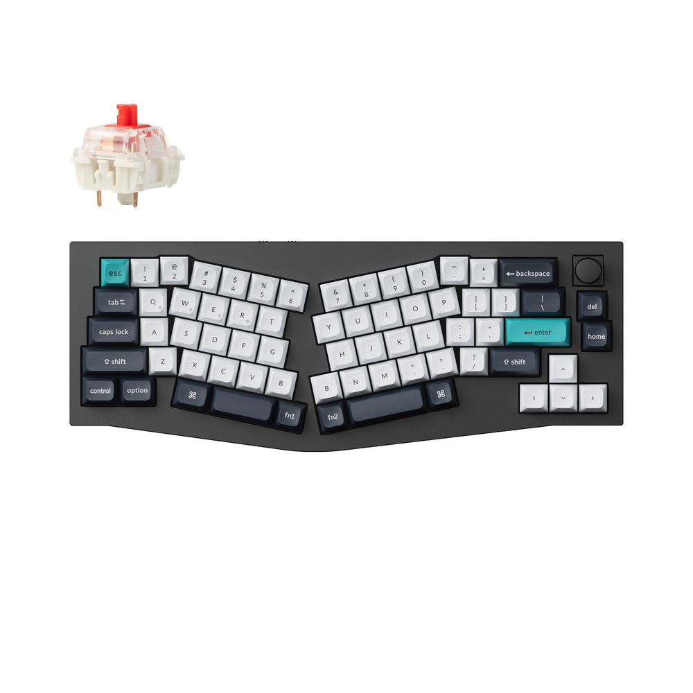 Keychron Q8 Max (diseño Alice) Teclado mecánico personalizado inalámbrico QMK/VIA (diseño ANSI de EE. UU.)