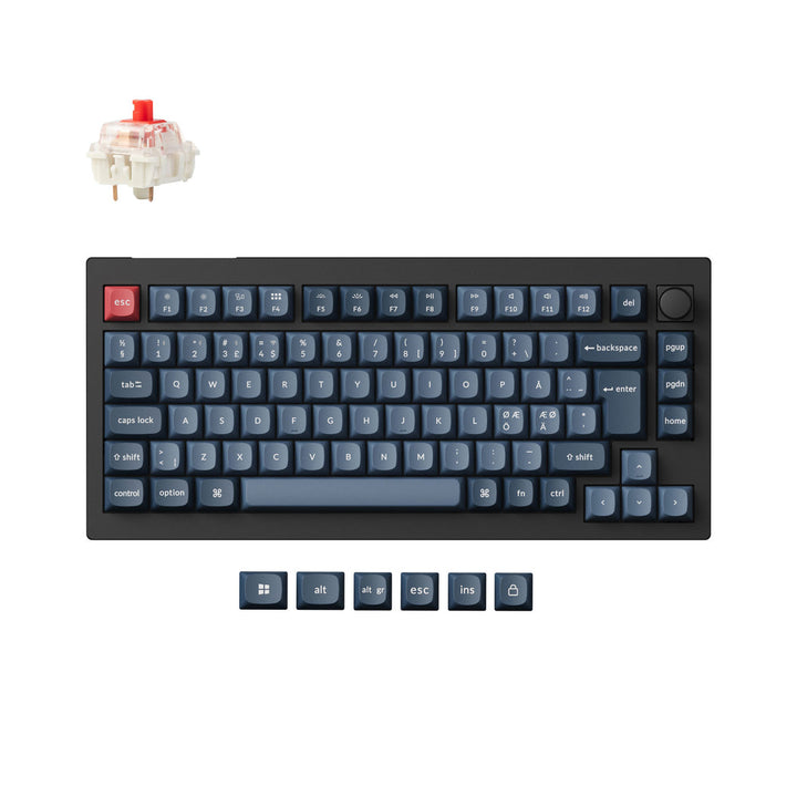 Teclado Mecánico Personalizado Inalámbrico QMK Keychron V1 Max Colección de Distribución ISO
