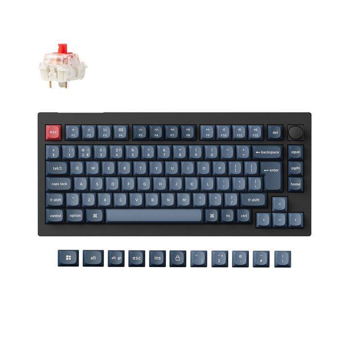 Teclado Mecánico Personalizado Inalámbrico QMK Keychron V1 Max Colección de Distribución ISO