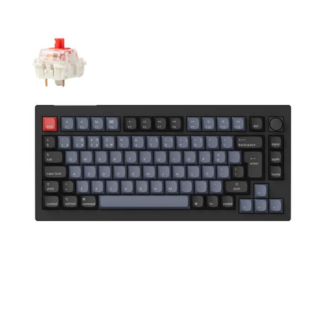 Colección de diseño ISO de teclado mecánico personalizado inalámbrico Keychron V1 Max QMK