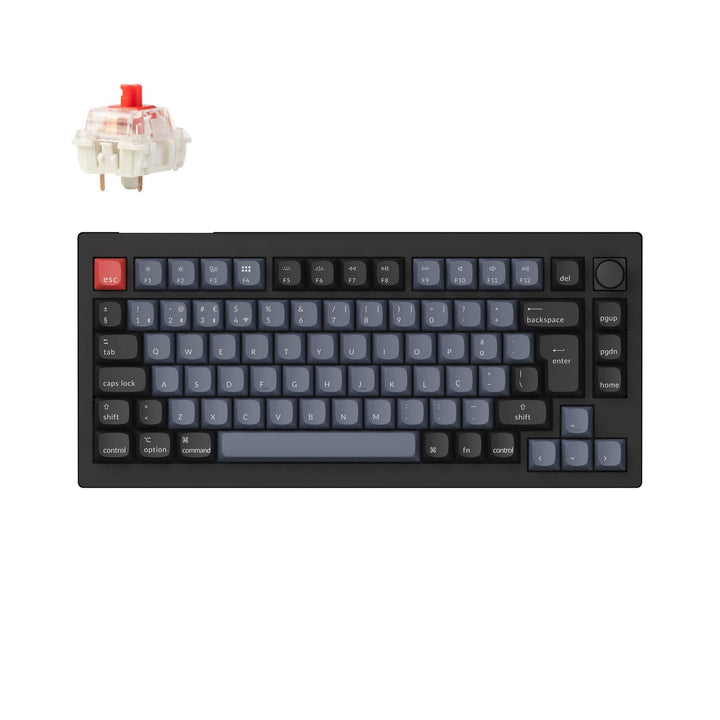 Teclado Mecánico Personalizado Inalámbrico QMK Keychron V1 Max Colección de Distribución ISO