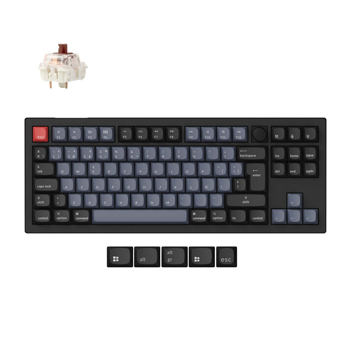 Teclado Mecánico Personalizado Inalámbrico Keychron V3 Max QMK/VIA Colección de Distribución ISO