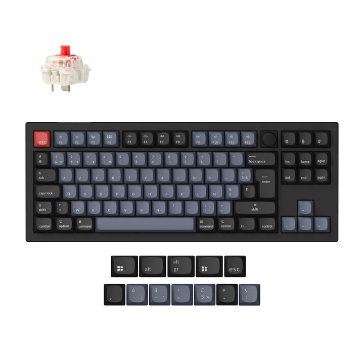 Teclado Mecánico Personalizado Inalámbrico Keychron V3 Max QMK/VIA Colección de Distribución ISO