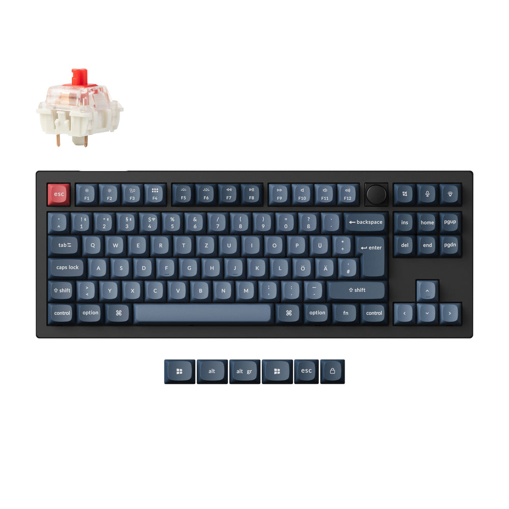 Colección de diseño ISO de teclado mecánico personalizado inalámbrico Keychron V3 Max QMK/VIA