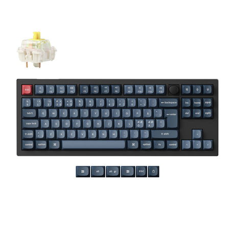 Colección de diseño ISO de teclado mecánico personalizado inalámbrico Keychron V3 Max QMK/VIA