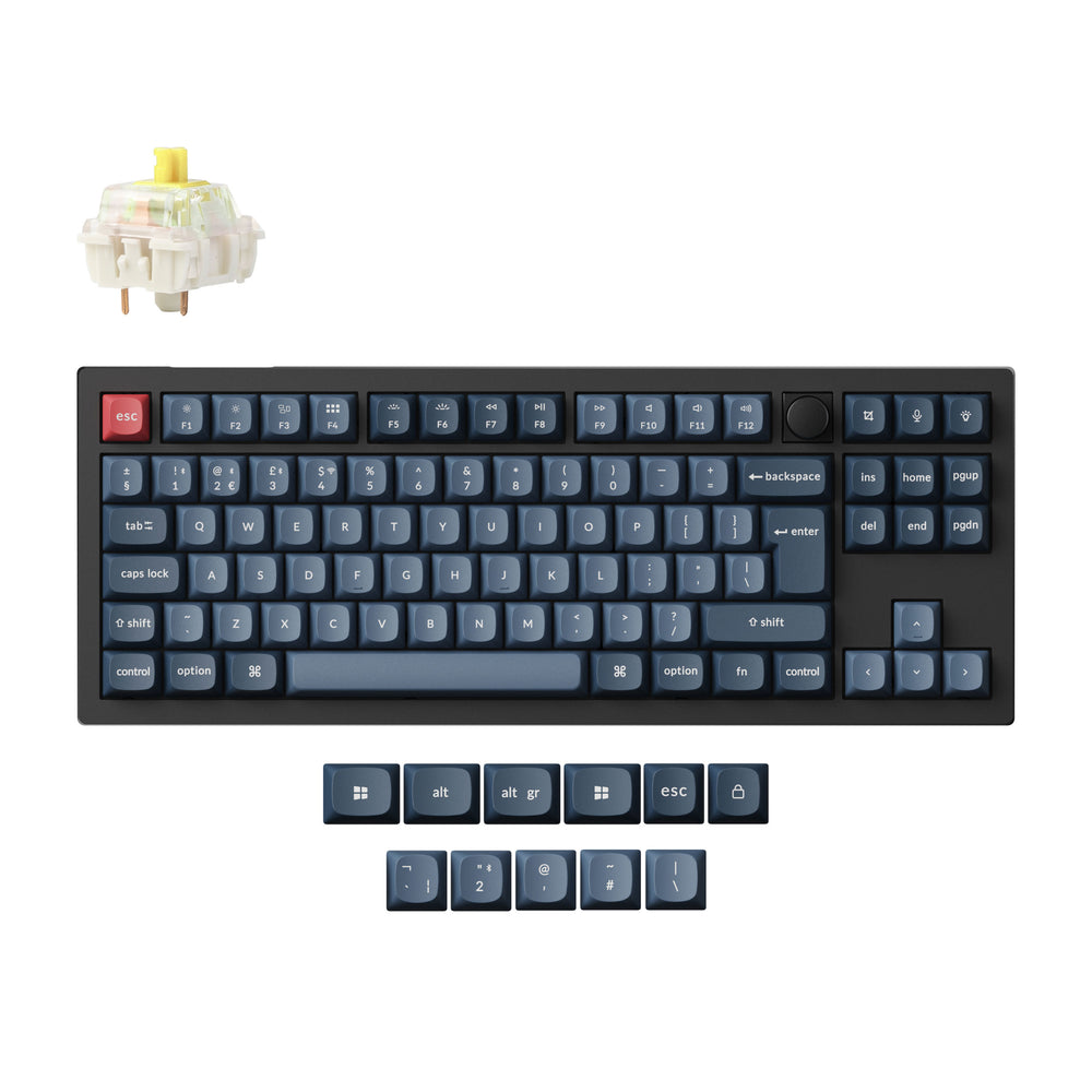 Colección de diseño ISO de teclado mecánico personalizado inalámbrico Keychron V3 Max QMK/VIA