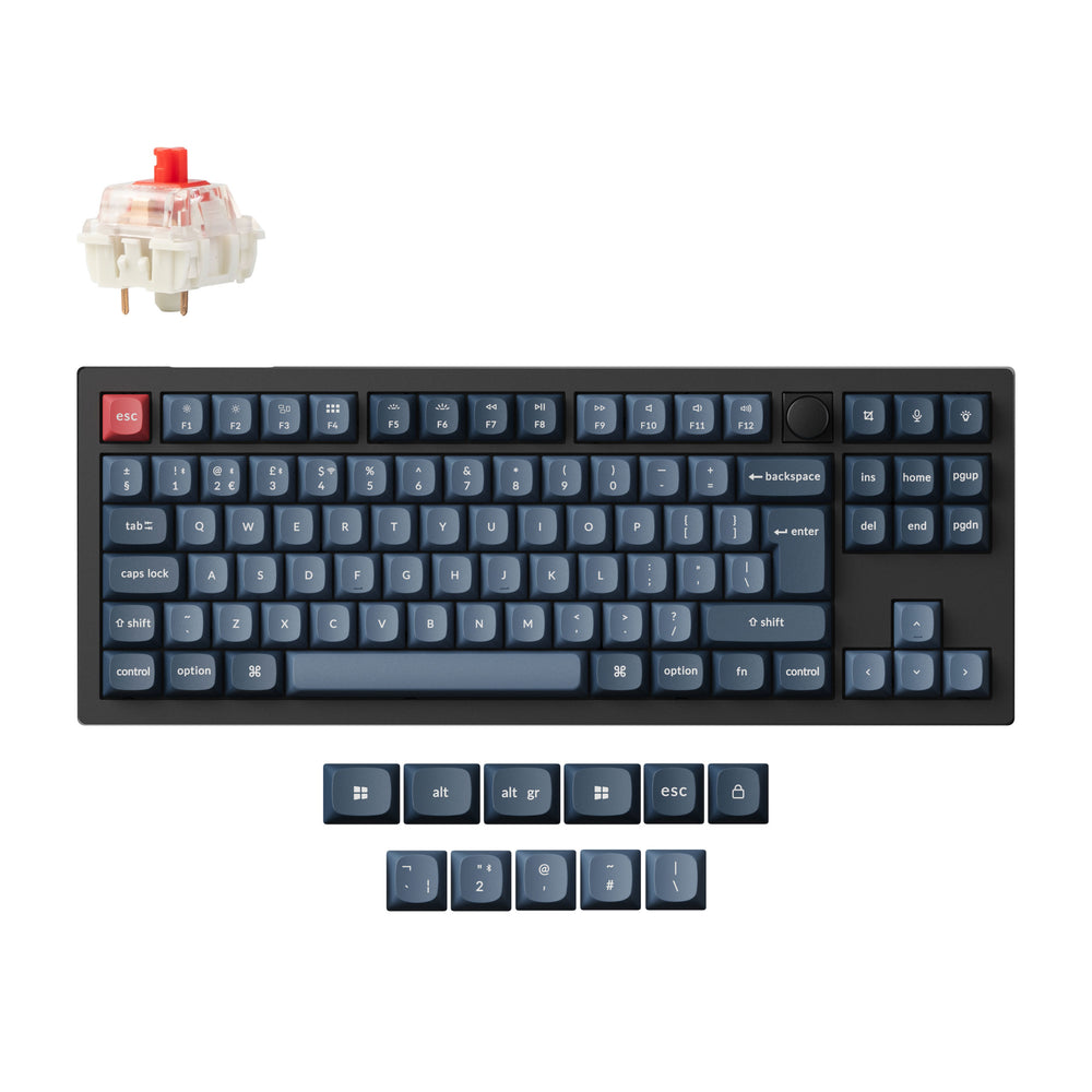 Colección de diseño ISO de teclado mecánico personalizado inalámbrico Keychron V3 Max QMK/VIA