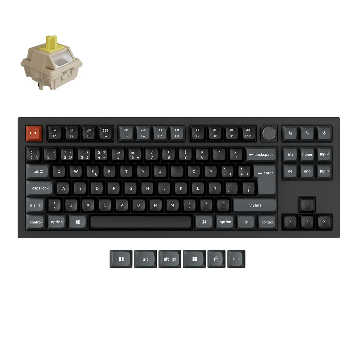 Keychron V3 Ultra 8K Teclado Mecánico Personalizado Inalámbrico Colección Distribución ISO