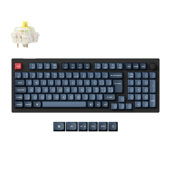 Teclado Mecánico Personalizado Inalámbrico QMK Keychron V5 Max Colección de Distribución ISO