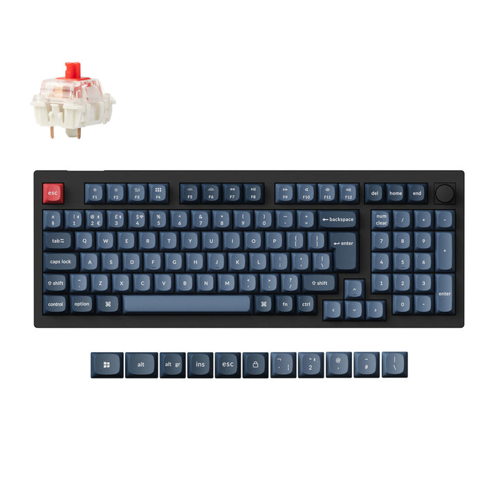 Teclado Mecánico Personalizado Inalámbrico QMK Keychron V5 Max Colección de Distribución ISO