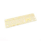 Keychron V6 Keyboard ANSI Layout Brass Plate