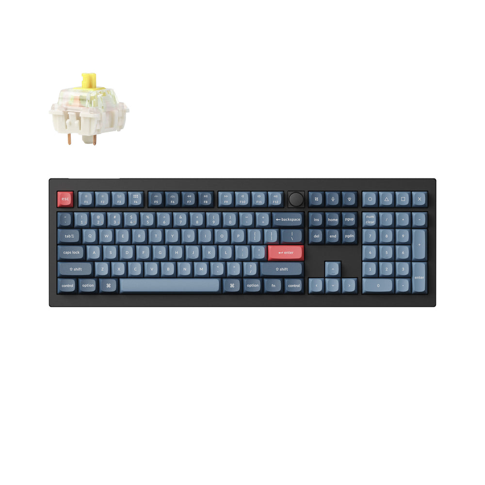 Teclado mecánico personalizado inalámbrico Keychron V6 Max QMK/VIA (diseño ANSI de EE. UU.)