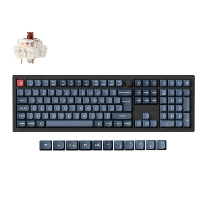 Teclado Mecánico Personalizado Inalámbrico QMK Keychron V6 Max Colección de Distribución ISO