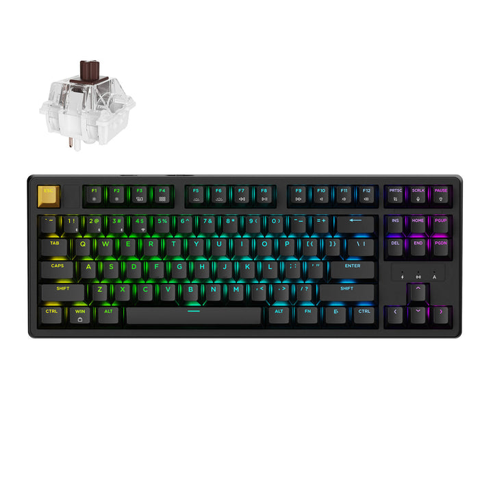 Teclado mecánico inalámbrico Keychron J4 QMK (Distribución ANSI de EE. UU.)