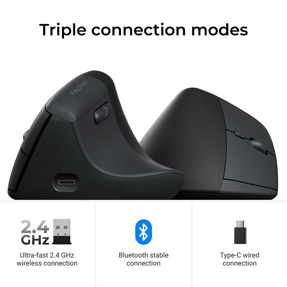 Keychron BM27 Wireless Ergonomic Mouse