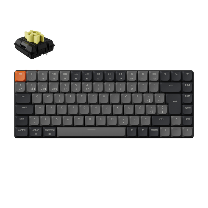 Teclado Mecánico Inalámbrico Keychron K3 QMK (Distribución ISO) - Version 3