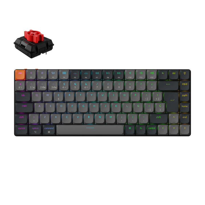Teclado Mecánico Inalámbrico Keychron K3 QMK (Distribución ISO) - Version 3
