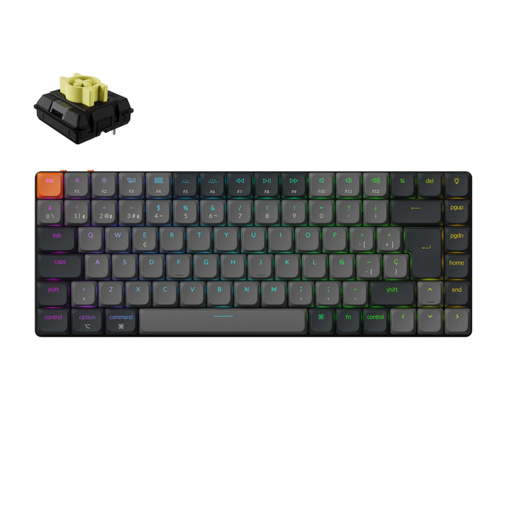 Teclado Mecánico Inalámbrico Keychron K3 QMK (Distribución ISO) - Version 3