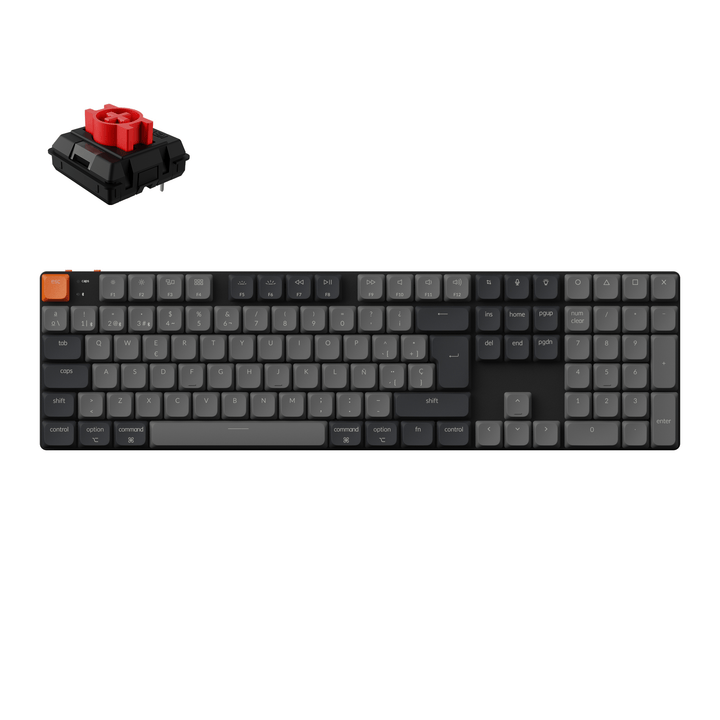Teclado Mecánico Inalámbrico Keychron K5 QMK (Distribución ISO) - Versión 2