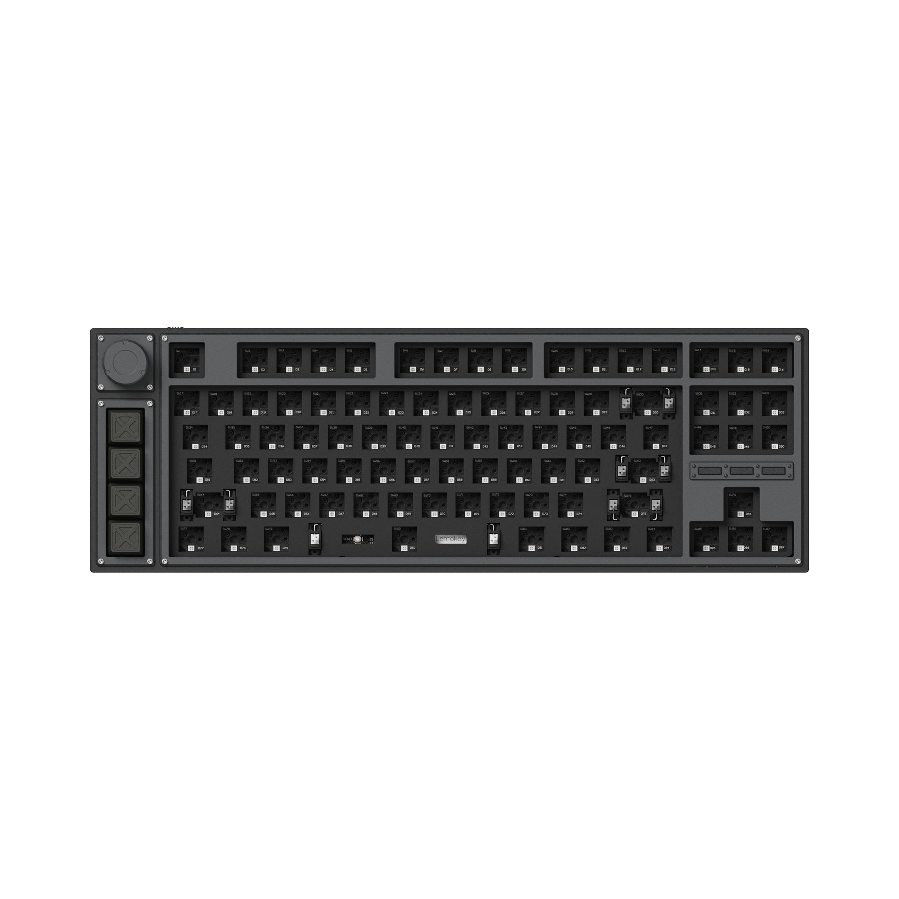 Teclado mecánico personalizado inalámbrico Lemokey L3 QMK/VIA (teclado ANSI de EE. UU.)