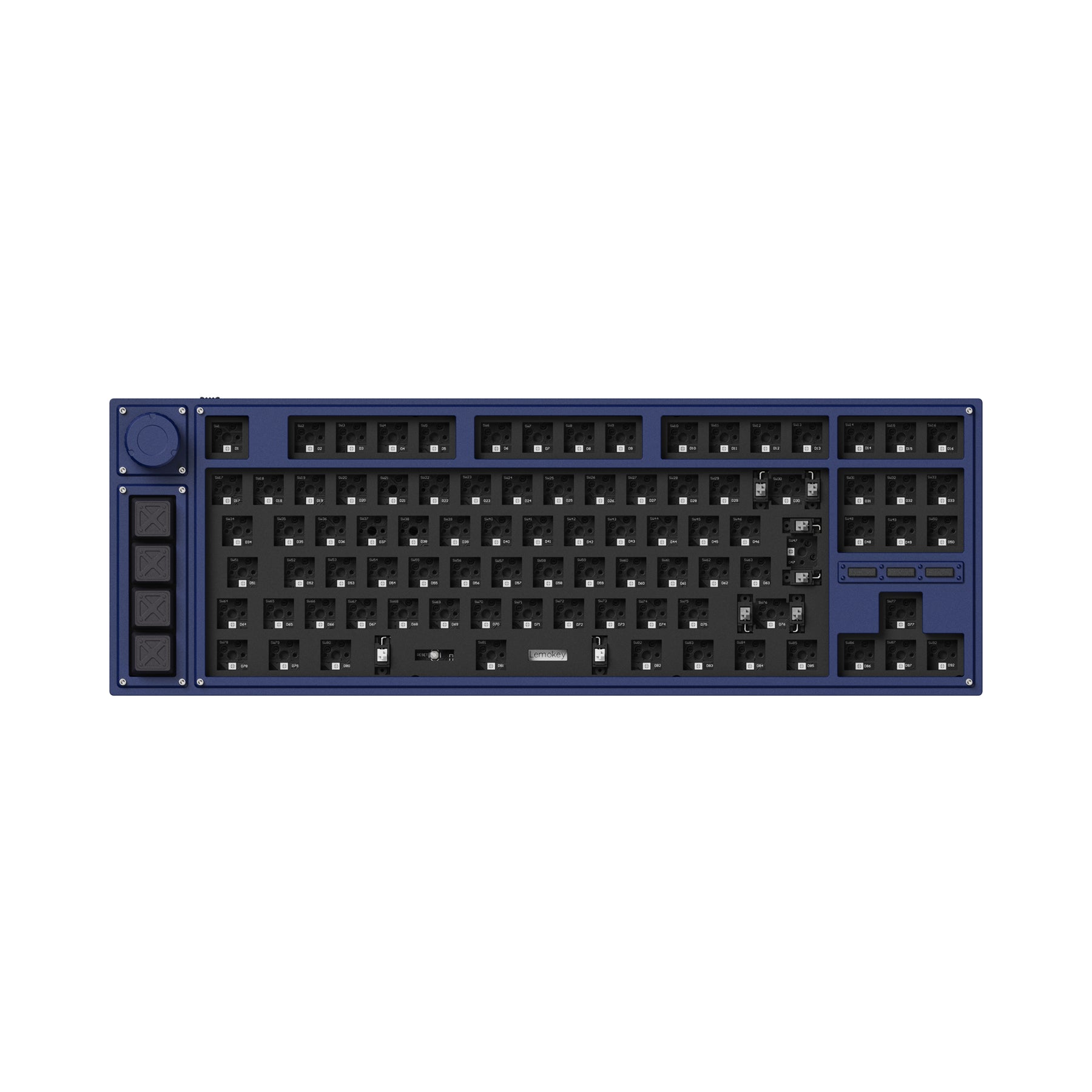 Lemokey L3 QMK/VIA Wireless Custom Mechanical Keyboard (US ANSI Keyboard)