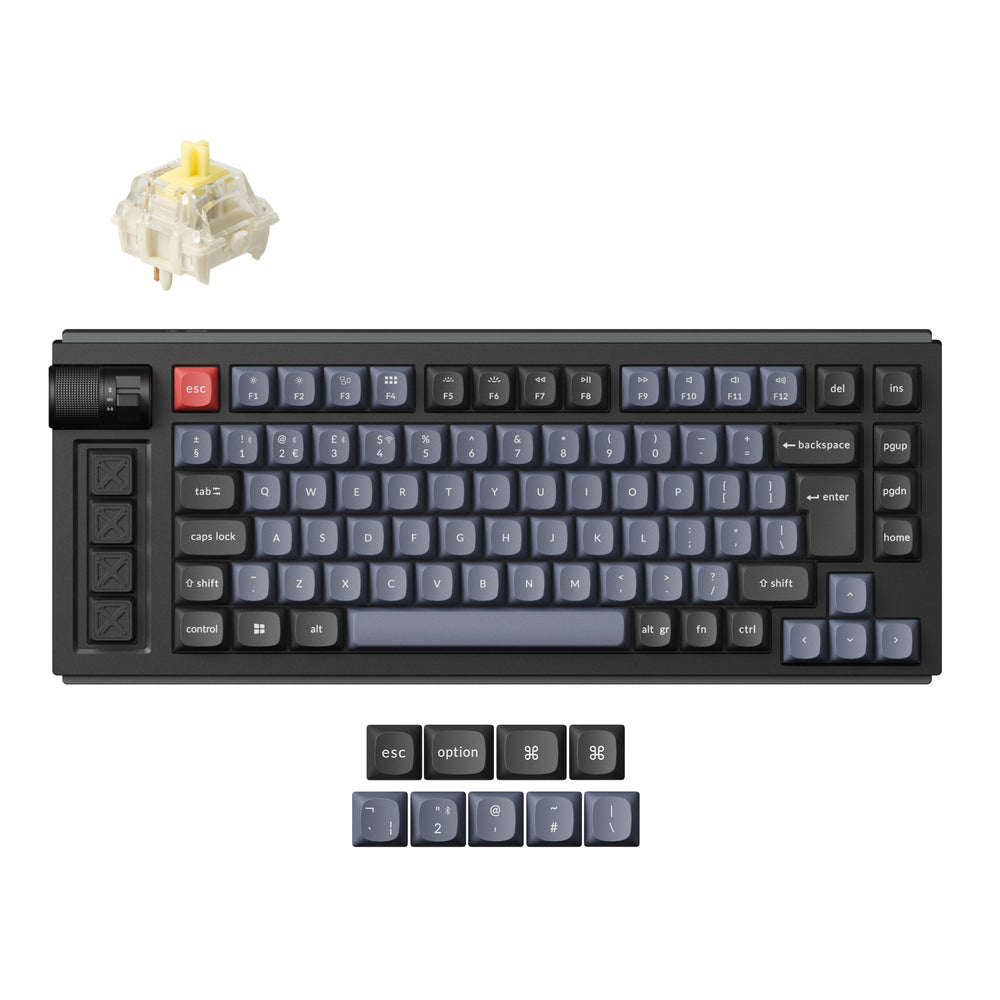 Colección de diseño ISO de teclado mecánico personalizado inalámbrico Lemokey L1 QMK