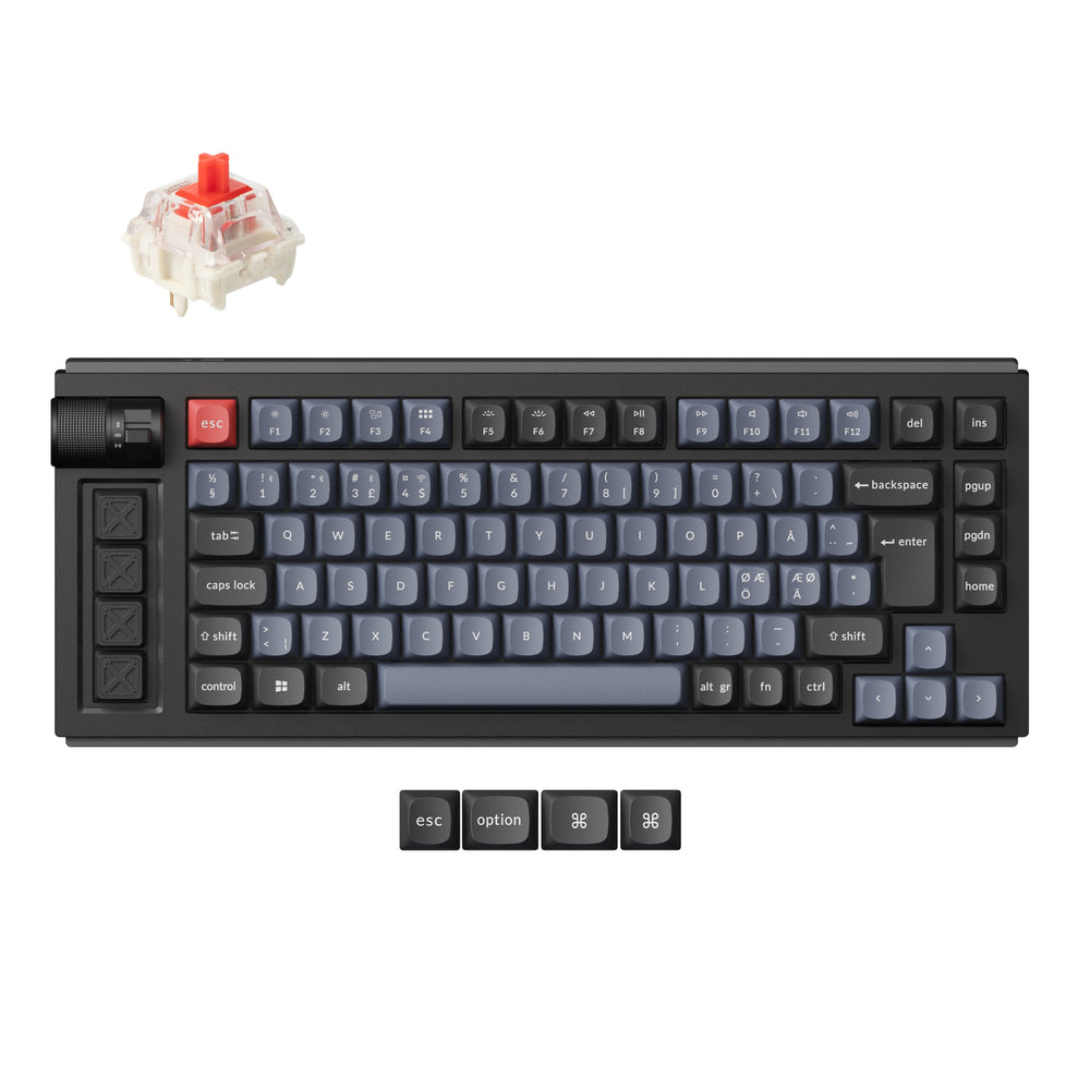 Colección de diseño ISO de teclado mecánico personalizado inalámbrico Lemokey L1 QMK