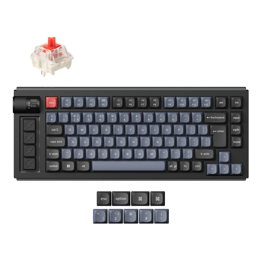 Colección de diseño ISO de teclado mecánico personalizado inalámbrico Lemokey L1 QMK