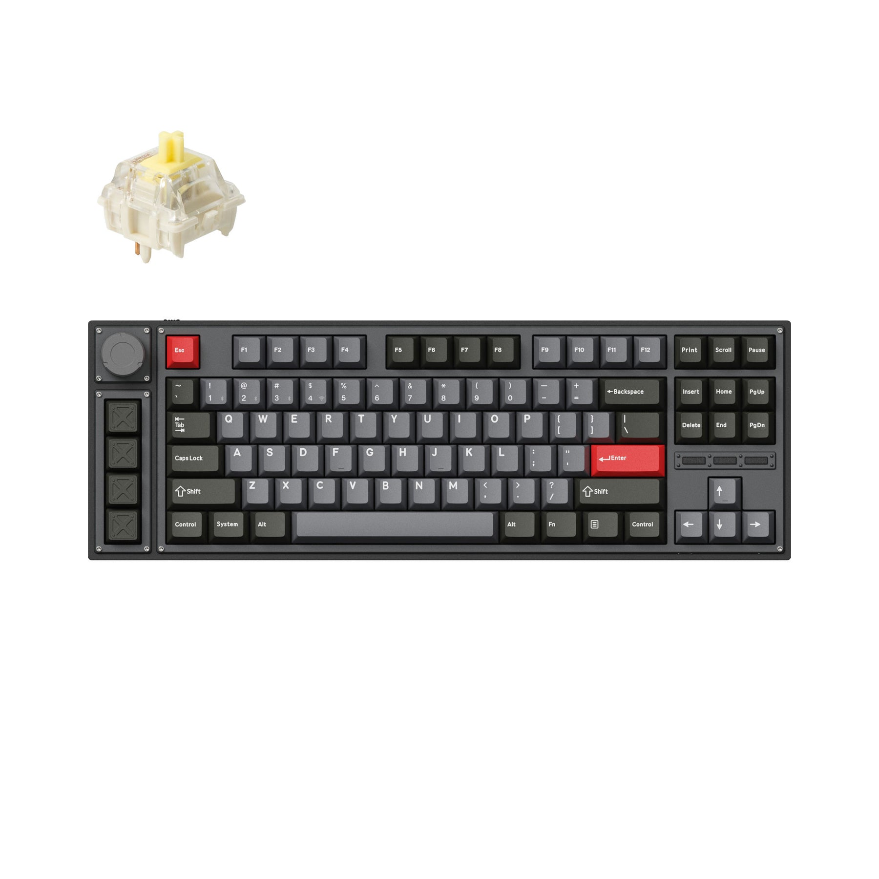 Teclado mecánico personalizado inalámbrico Lemokey L3 QMK/VIA (teclado ANSI de EE. UU.)