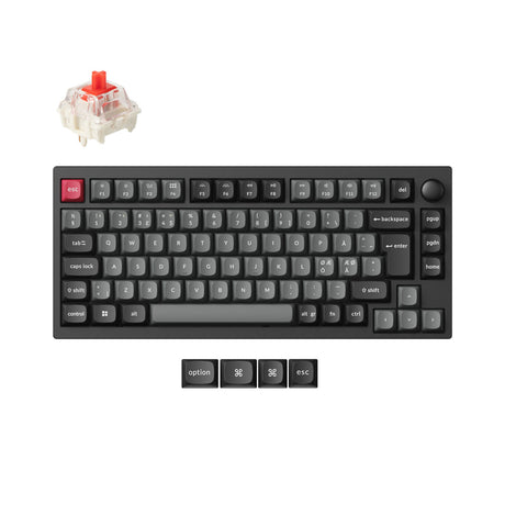 Colección de diseño ISO de teclado mecánico personalizado inalámbrico Lemokey P1 QMK