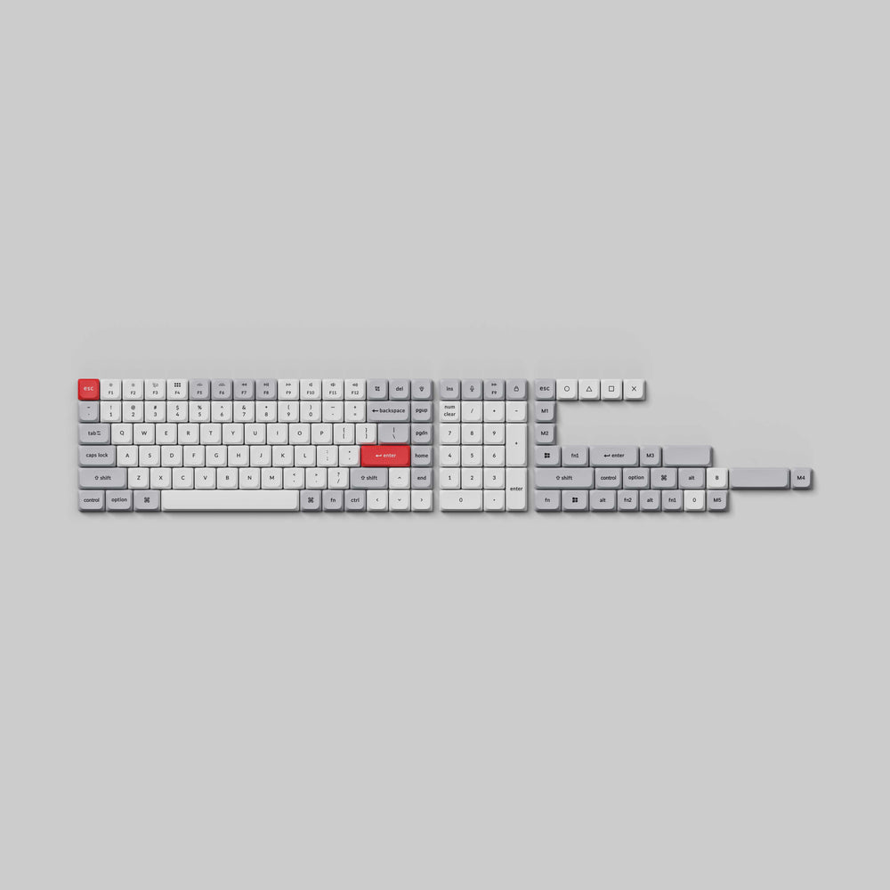 Juego completo de teclas Dye-Sub PBT LSA de perfil bajo