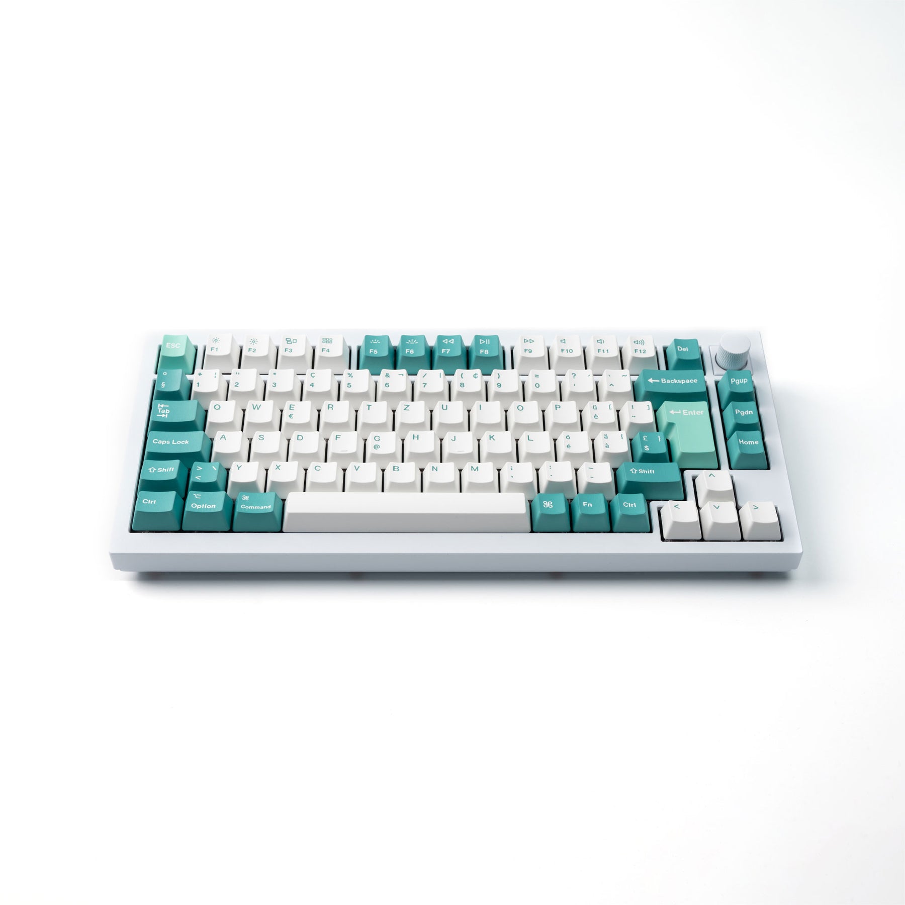 Juego completo de teclas ISO OEM Dye-Sub PBT - Menta blanca