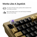Keychron Q1 HE QMK Wireless Custom Keyboard - Copper Edition (US Layout)