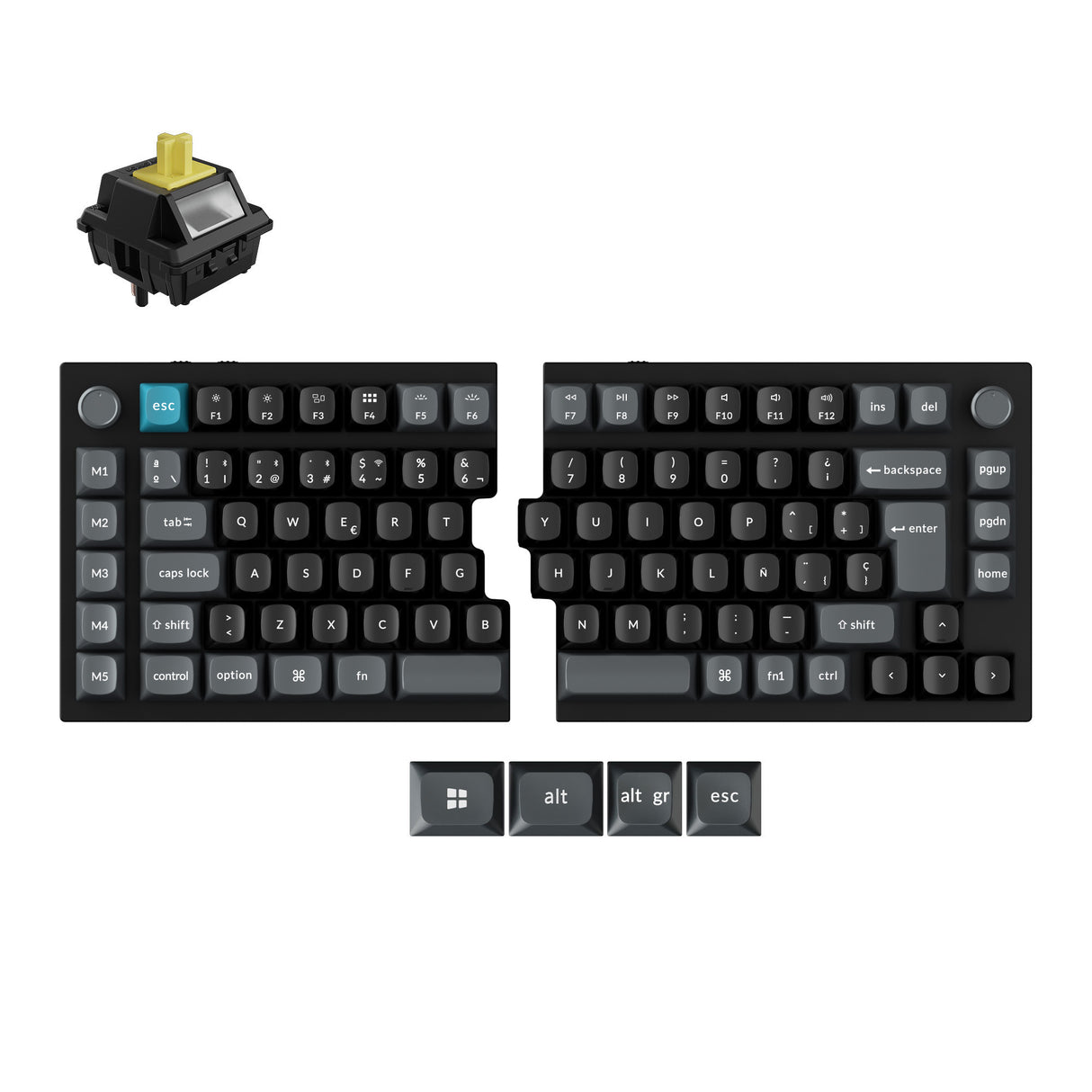 Keychron Q11 Ultra 8K Wireless Custom Mechanical Keyboard ISO Layout Collection