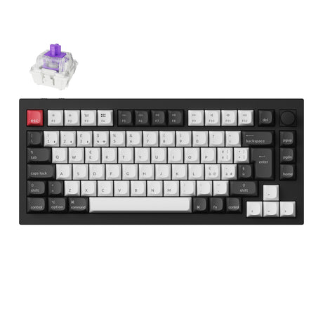 Colección de diseño ISO de teclado personalizado inalámbrico Keychron Q1 HE QMK