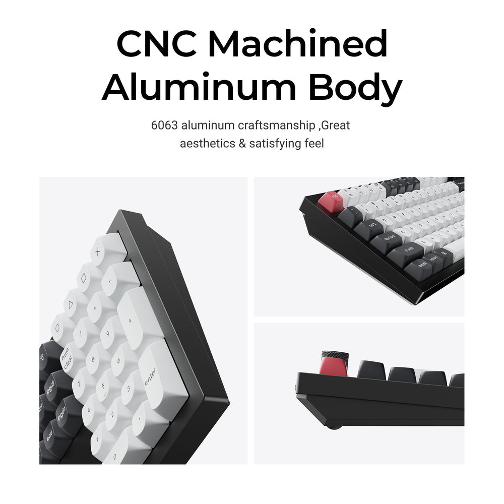 Teclado personalizado inalámbrico Keychron Q6 HE QMK (Distribución US ANSI)