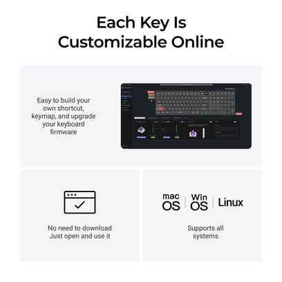 Keychron Q6 HE QMK Wireless Custom Keyboard (US ANSI Layout)