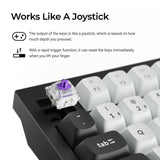 Teclado personalizado inalámbrico Keychron Q6 HE QMK (Distribución US ANSI)