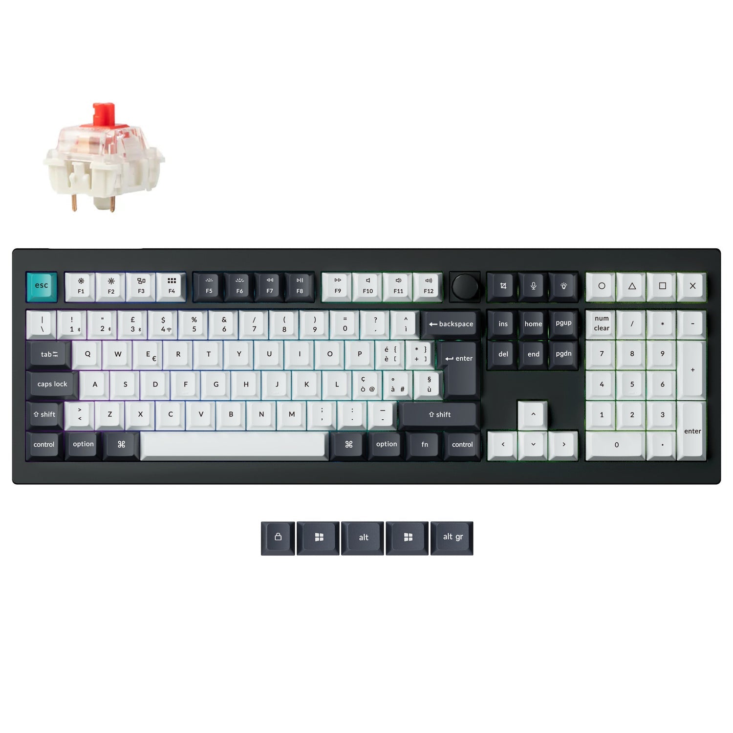 Keychron Q6 Max QMK/VIA Inalámbrico Teclado Mecánico Personalizado Colección de Distribución ISO