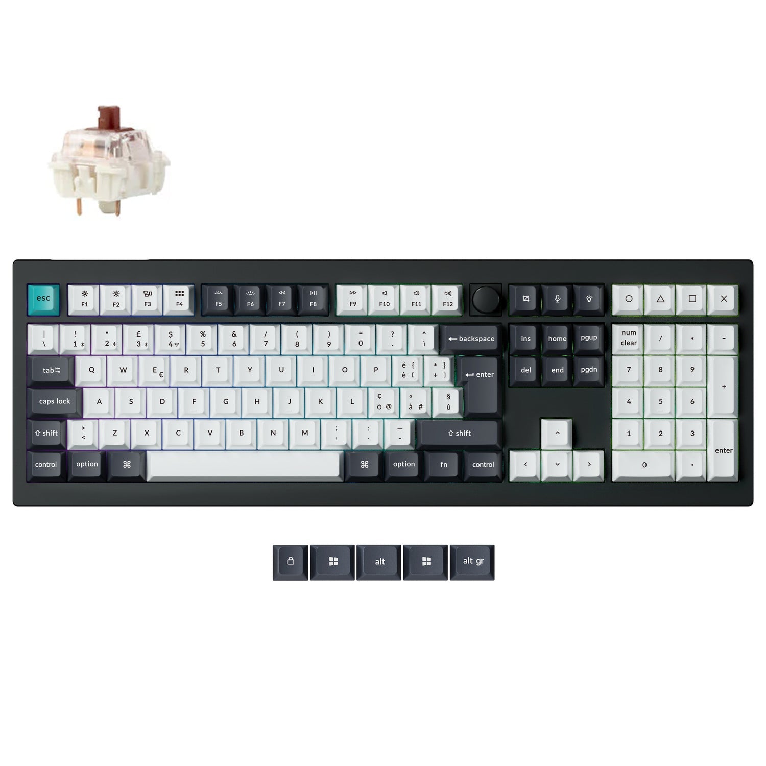 Keychron Q6 Max QMK/VIA Inalámbrico Teclado Mecánico Personalizado Colección de Distribución ISO