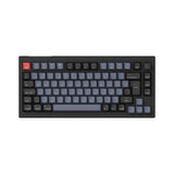 Colección de diseño ISO de teclado mecánico personalizado inalámbrico Keychron V1 Max QMK