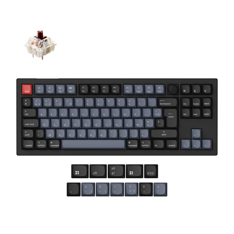 Colección de diseño ISO de teclado mecánico personalizado inalámbrico Keychron V3 Max QMK/VIA