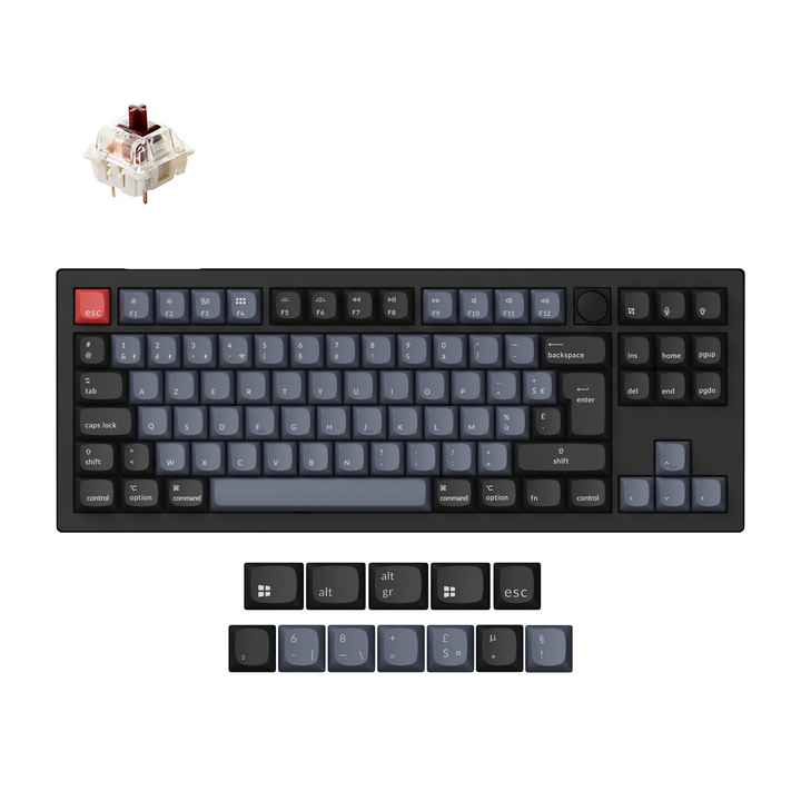 Teclado Mecánico Personalizado Inalámbrico Keychron V3 Max QMK/VIA Colección de Distribución ISO