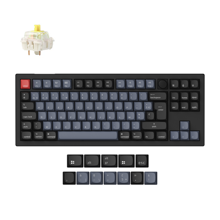 Teclado Mecánico Personalizado Inalámbrico Keychron V3 Max QMK/VIA Colección de Distribución ISO