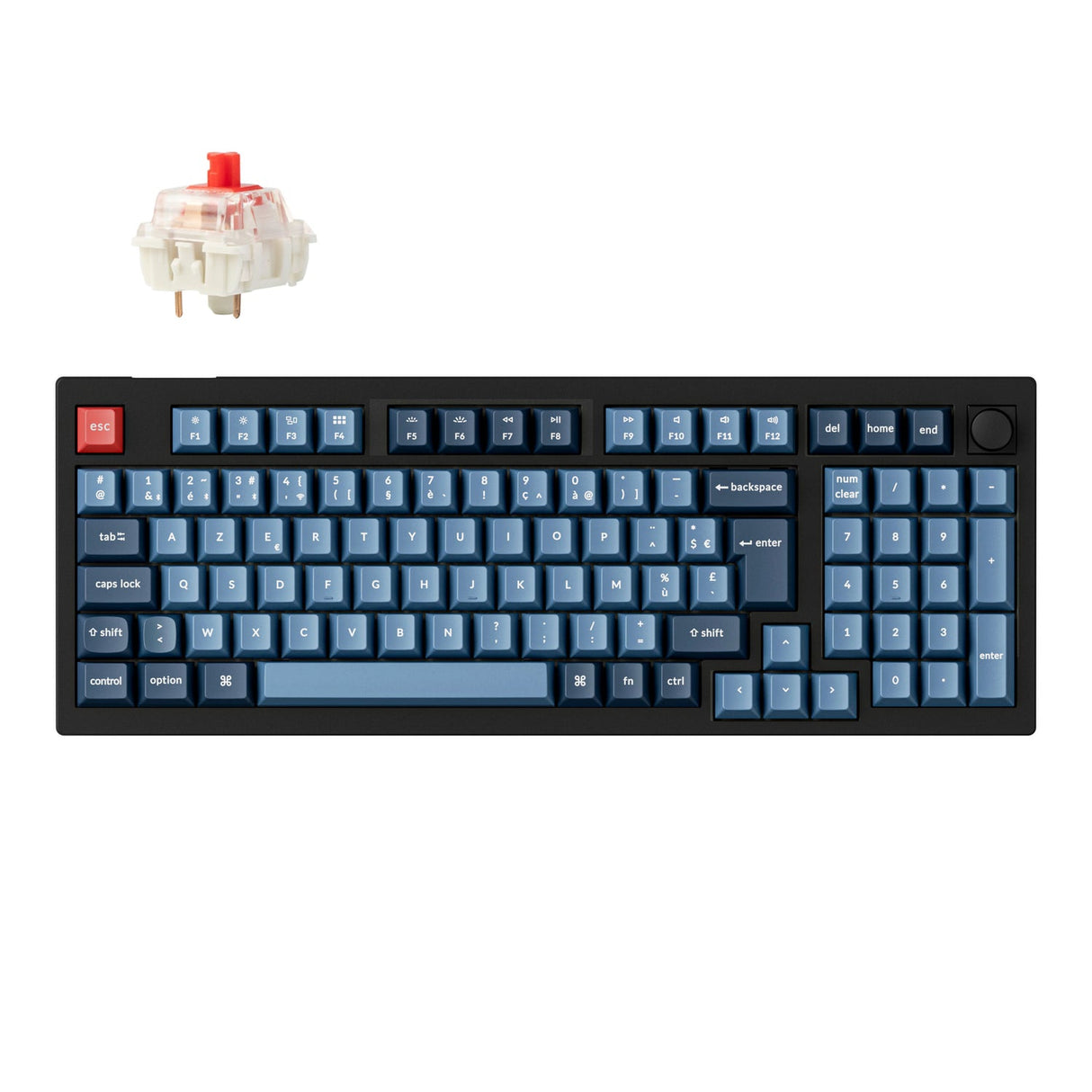 Teclado Mecánico Personalizado Inalámbrico QMK Keychron V5 Max Colección de Distribución ISO