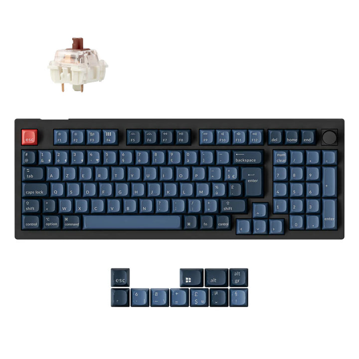 Teclado Mecánico Personalizado Inalámbrico QMK Keychron V5 Max Colección de Distribución ISO