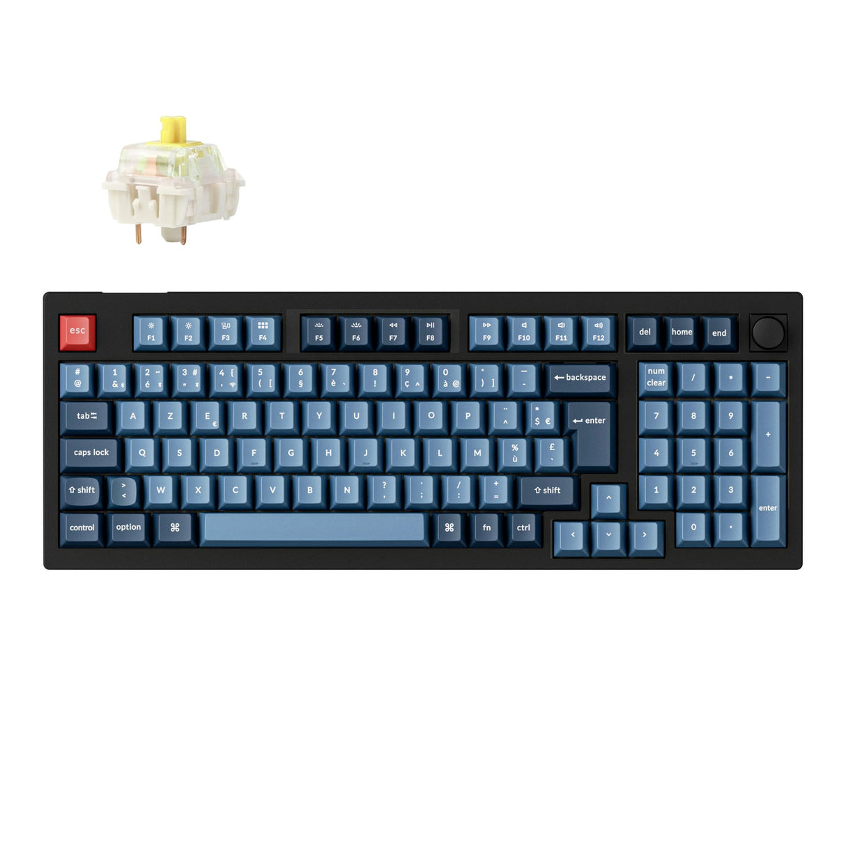 Teclado Mecánico Personalizado Inalámbrico QMK Keychron V5 Max Colección de Distribución ISO