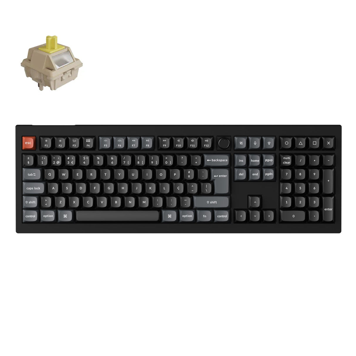 Keychron V6 Ultra 8K Teclado Mecánico Personalizado Inalámbrico Colección Distribución ISO
